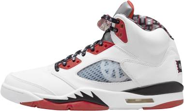 Air Jordan 5 Retro - White / Black-University Red (DJ7903106)