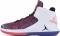 Air Jordan XXXII - White/Black-Court Purple-University Blue (AA1253105)