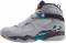 Air Jordan 8 Retro - White/ wwhite-turbo green (305381113)