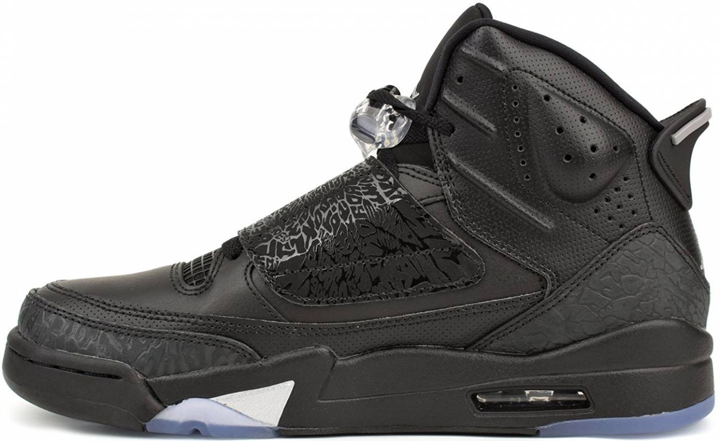 all black jordan shoes