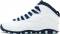 Air Jordan 10 Retro - White/Obsidian/Ice Blue (310805141)