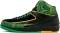 Air Jordan 2 Retro - Black/Pro Gold-Lucky Green (318304071)
