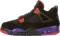 Air Jordan 4 Retro - Black/Court Purple-University Red (862713300)
