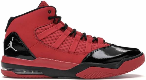 jordans shoes red and black