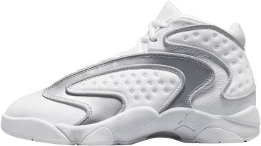 RUN OF Wong panelled sneakers Marrone - White metallic silver white (CW0907100)