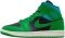 Air Jordan 1 Mid - Black/Aquatone/Sail/Lucky Green (BQ6472033)