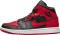 Air Jordan 1 Mid - Black Gym Red White (554724074) Air Jordan 1 Mid - Black Gym Red White (554724074)