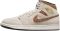 Air Jordan 1 Mid - 102 light orewood brown/white/light british tan/metallic gold (DZ4129102)