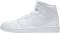 Air Jordan 1 Mid - White (554724130)