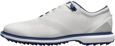 Nike Air Max Graviton Leather Marathon Running Shoes SKI Sneakers CD4151-001 - White/French Blue/Metallic Silver (DM0103100)
