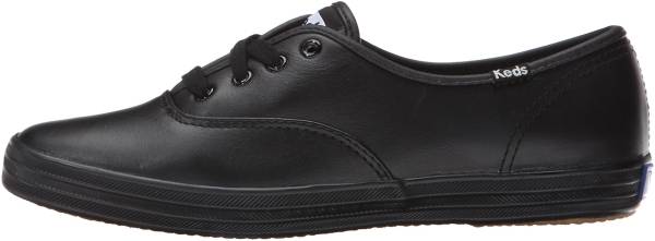 keds champion black leather