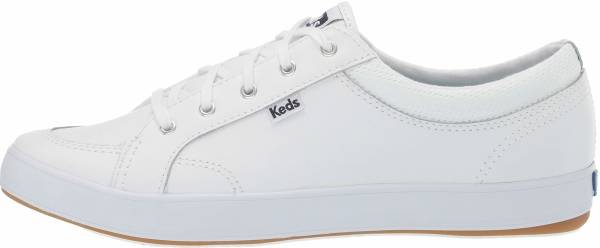 keds white leather slip on sneakers