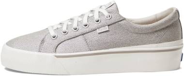 Hide&Jack Sneaker bassa bianco blu scuro - Silver Textile Metallic (WF66888)