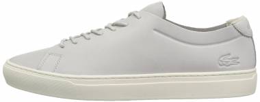 mens white leather lacoste trainers