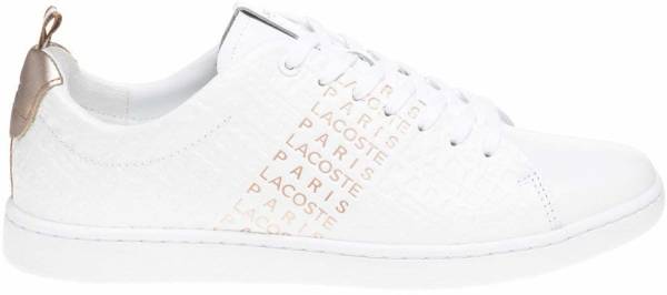 lacoste leather trainers womens