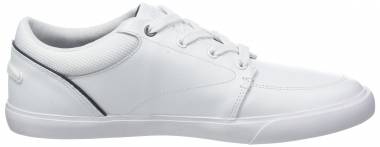 Lacoste Bayliss Leather Trainer  - White (Wht/Nvy 042)