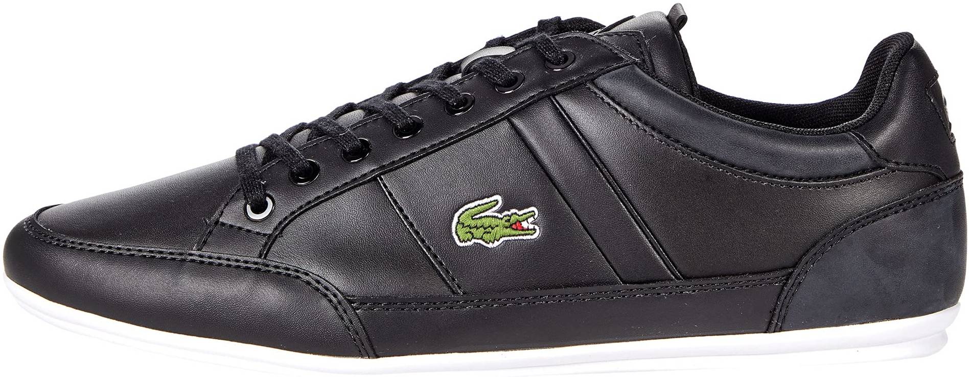 black sneakers lacoste