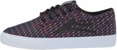 Lakai Griffin - Blue/Orange Checkered Textile (3200227A)