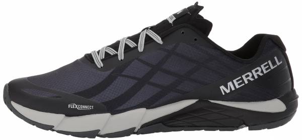 Merrell Bare Access Flex Knit black gray Man's barefoot running joggin shoes NEW