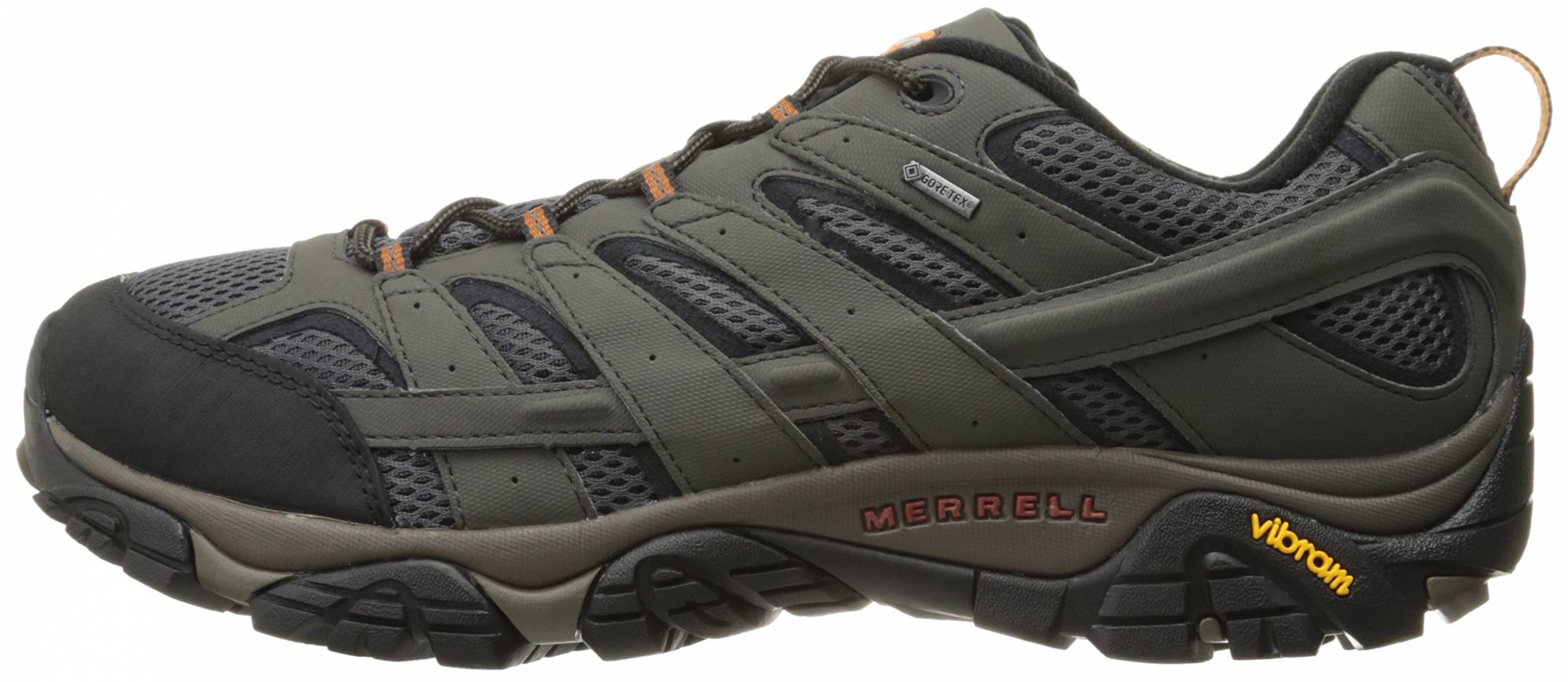 Merrell Moab 2 GTX Gore-Tex Vibram Grey Black Men Outdoors Hiking Shoes J02531 