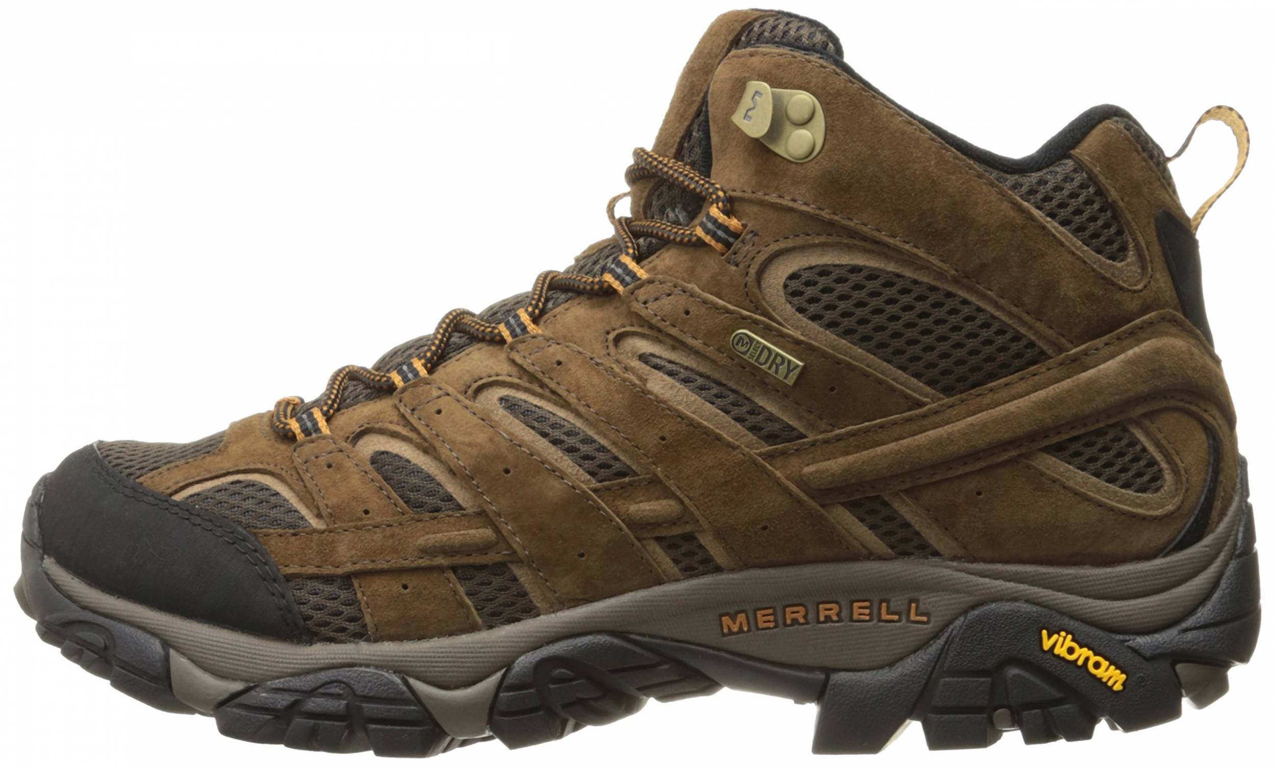 merrell men's moab 2 waterproof wide hiking shoes