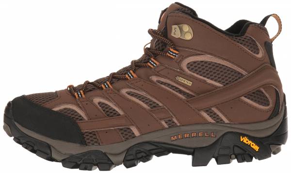 Merrell Womens Moab 2 Mid GTX High Rise Hiking Shoes 