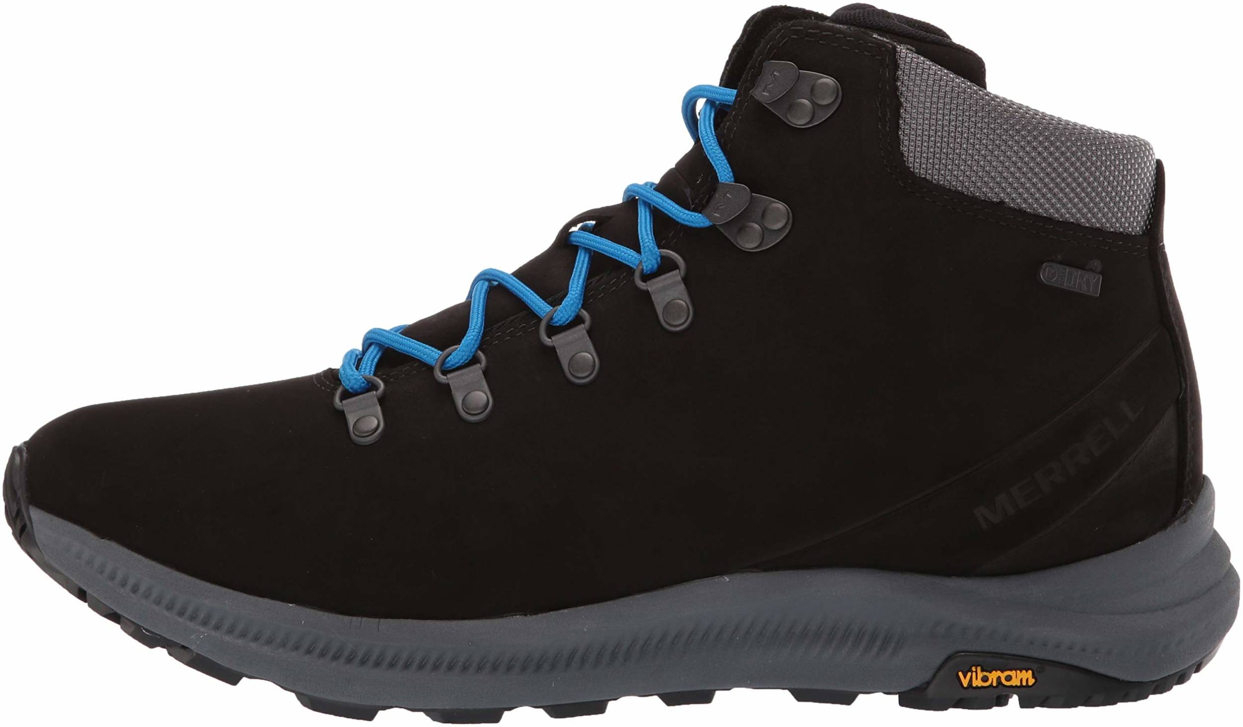 Merrell Mens Ontario Waterproof Walking Boot Black Sports Breathable Lightweight 