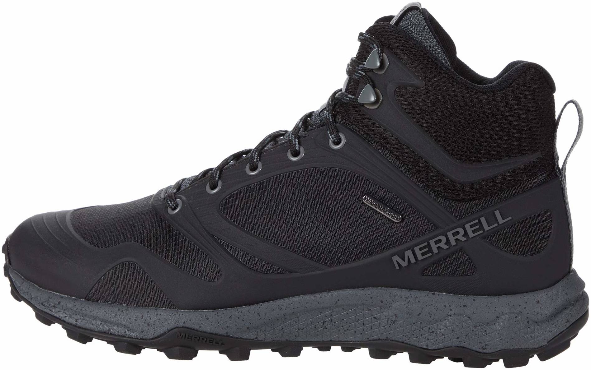 Merrell Mens Altalight Mid Waterproof Walking Boots Grey Sports Outdoors 