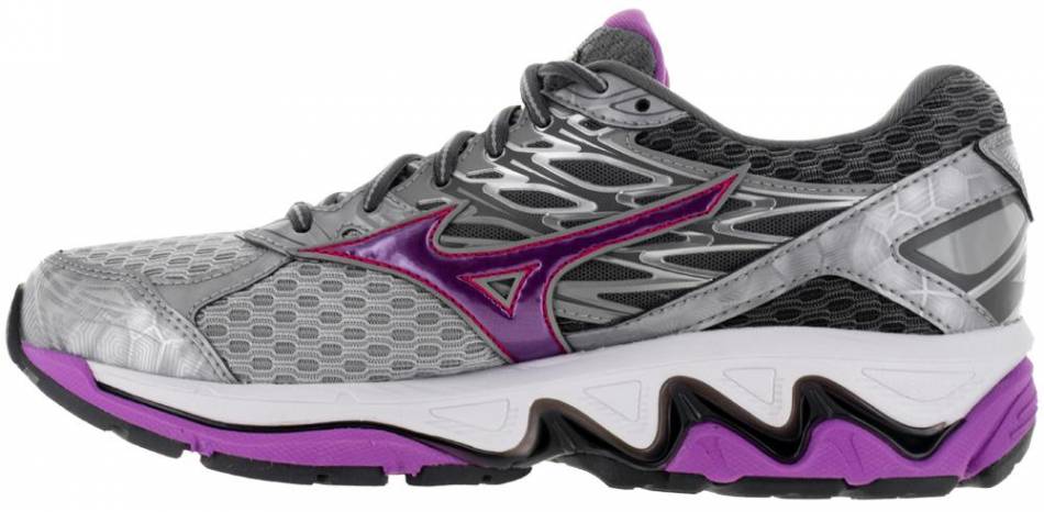 Purple Mizuno Wave Paradox 5 Womens Running Shoes 