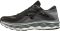 Mizuno Wave cushioning ensures a stable and smooth ride - Black Glacial Ridge Stormy Weather (J1GC230202)
