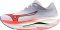 Mizuno Wave Rebellion Flash 3 - White / Fiery Coral 2 / Iris Bloom (J1GC253501)