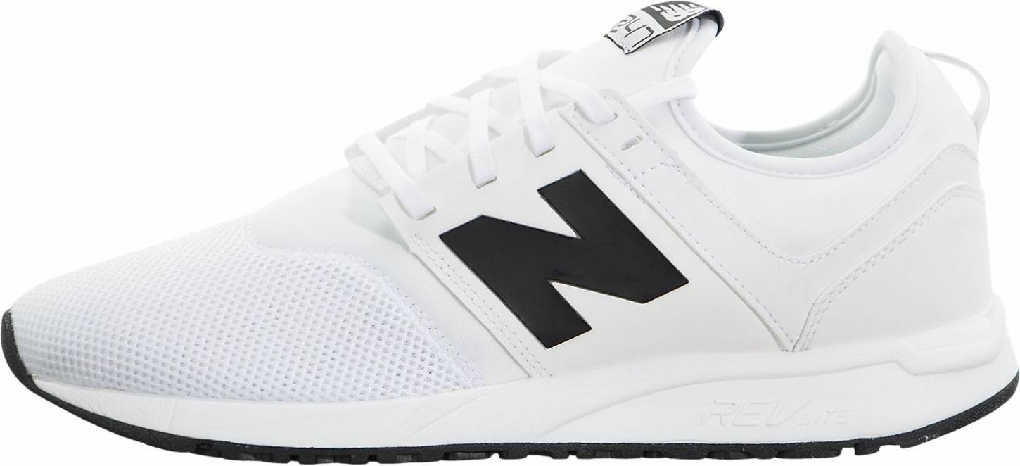 new balance all white shoes