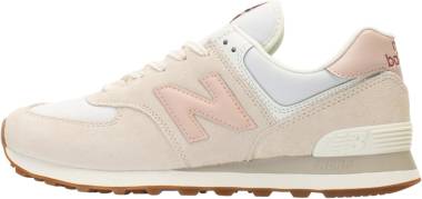 New Balance 574 - White/Pink/Gum (U574RE2)