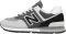 New Balance 574 - Black/Grey/White (ML574DWA)