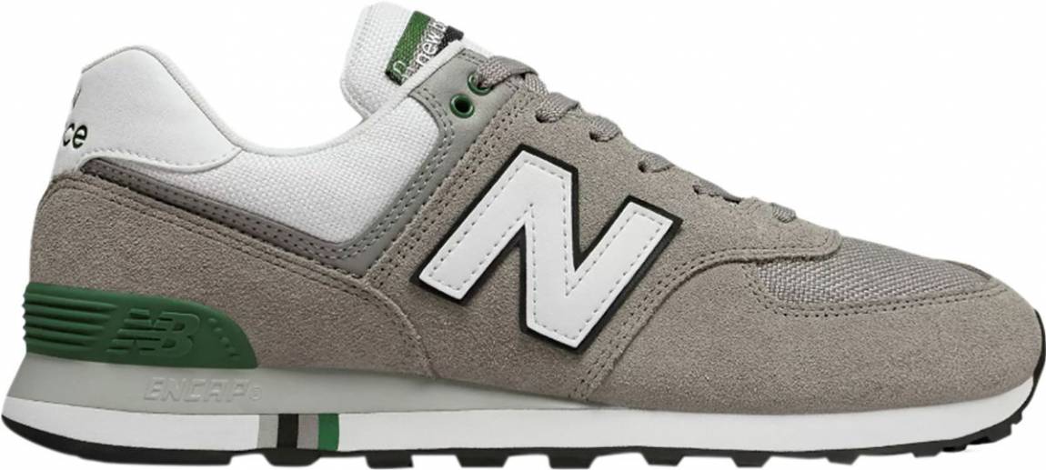 new balance 574 marblehead with team forest green