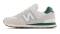 New Balance 574 - White/Green (ML574TD2)