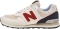 New Balance 574 - White/light grey/red/navy (ML574WN2)