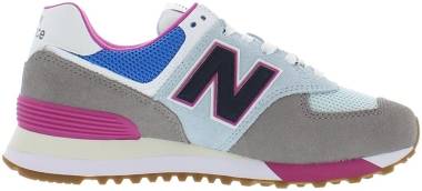 New Balance 574 - Marblehead/Blue/Pink (WL574PO2)