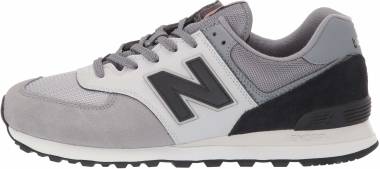 new balance 574 canvas runner trainers in white