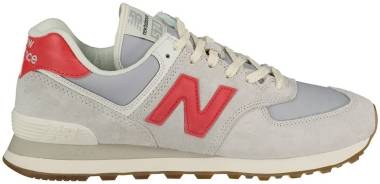 New Balance 327 Marathon Running Shoes Sneakers WS327LG v2 - White/Red (U574RF2)