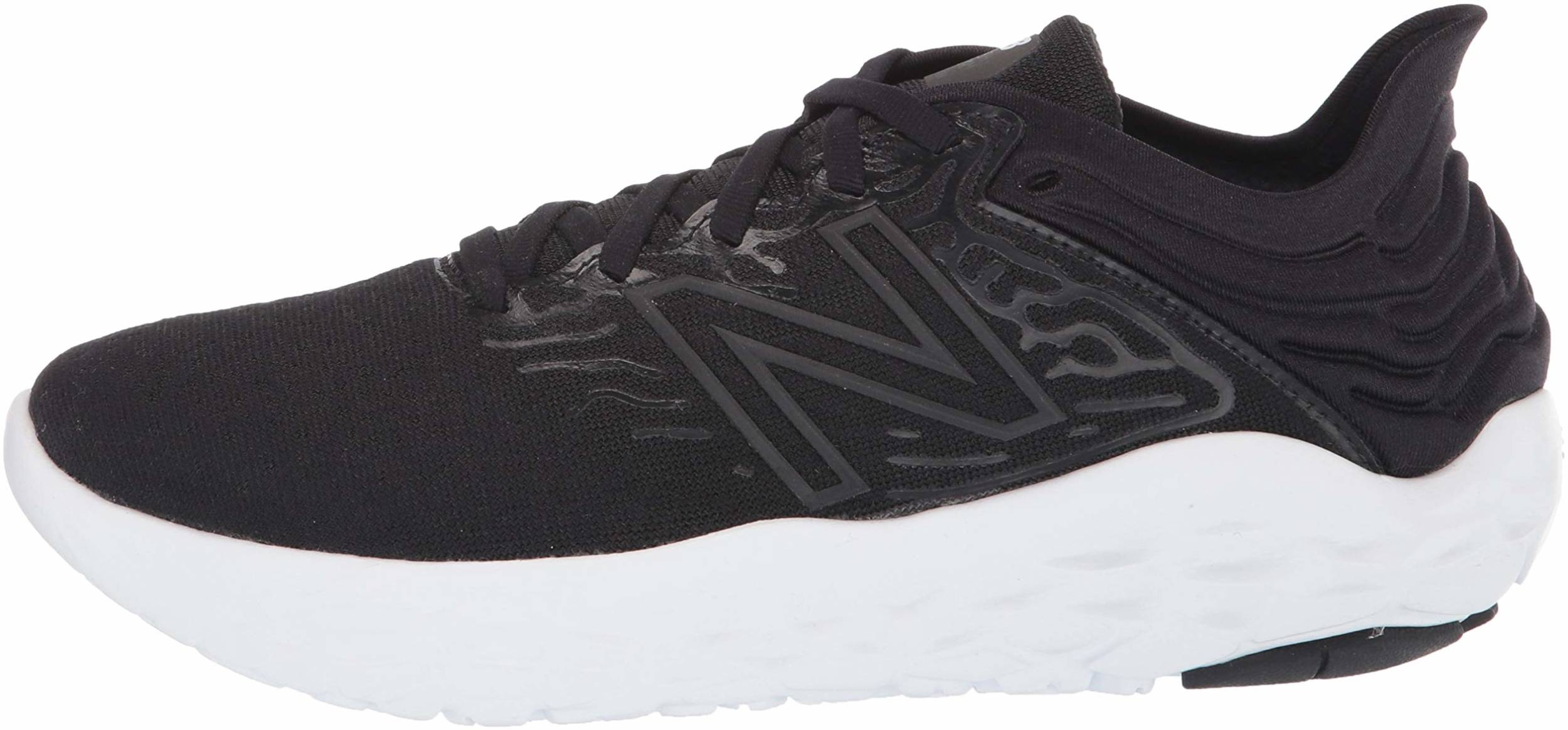 new balance running shoes black and white