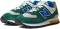 New Balance 574 Rugged - Green/Royal Blue (ML574DVG) - slide 2