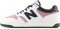 New Balance 480 - White/Rosewood/Black (BB480LTE)
