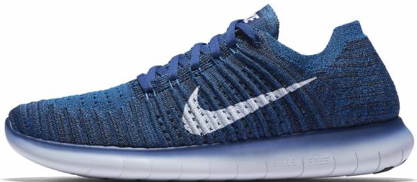 nike free rn flyknit navy blue