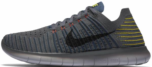 nike free rn flyknit 2018 men's grey