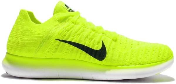 nike free rn flyknit yellow