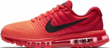 nike air max 2017 men s running shoe red bright crimson university red black 7e20 380