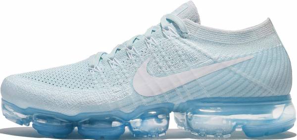 vapormax flyknit blue and white