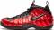 nike mens air foamposite pro universoty red black synthetic 624041 604 sz 14 mens university red blk unvrsty rd fb1b 60