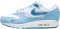 Nike Sportswear JDI Hoodie Grey Premium - White/Dark Marina Blue/Leche Blue (DR0448100)